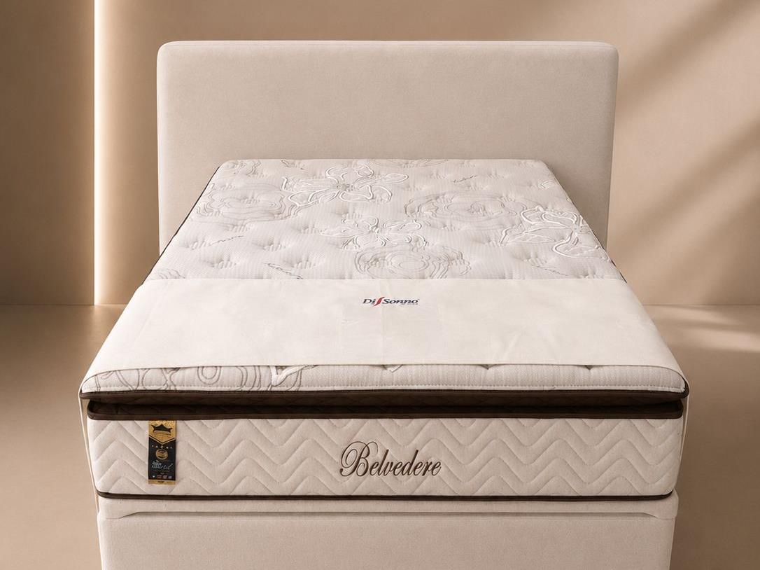 Cama de solteiro com colchão — Girassol Sofás, Apiúna