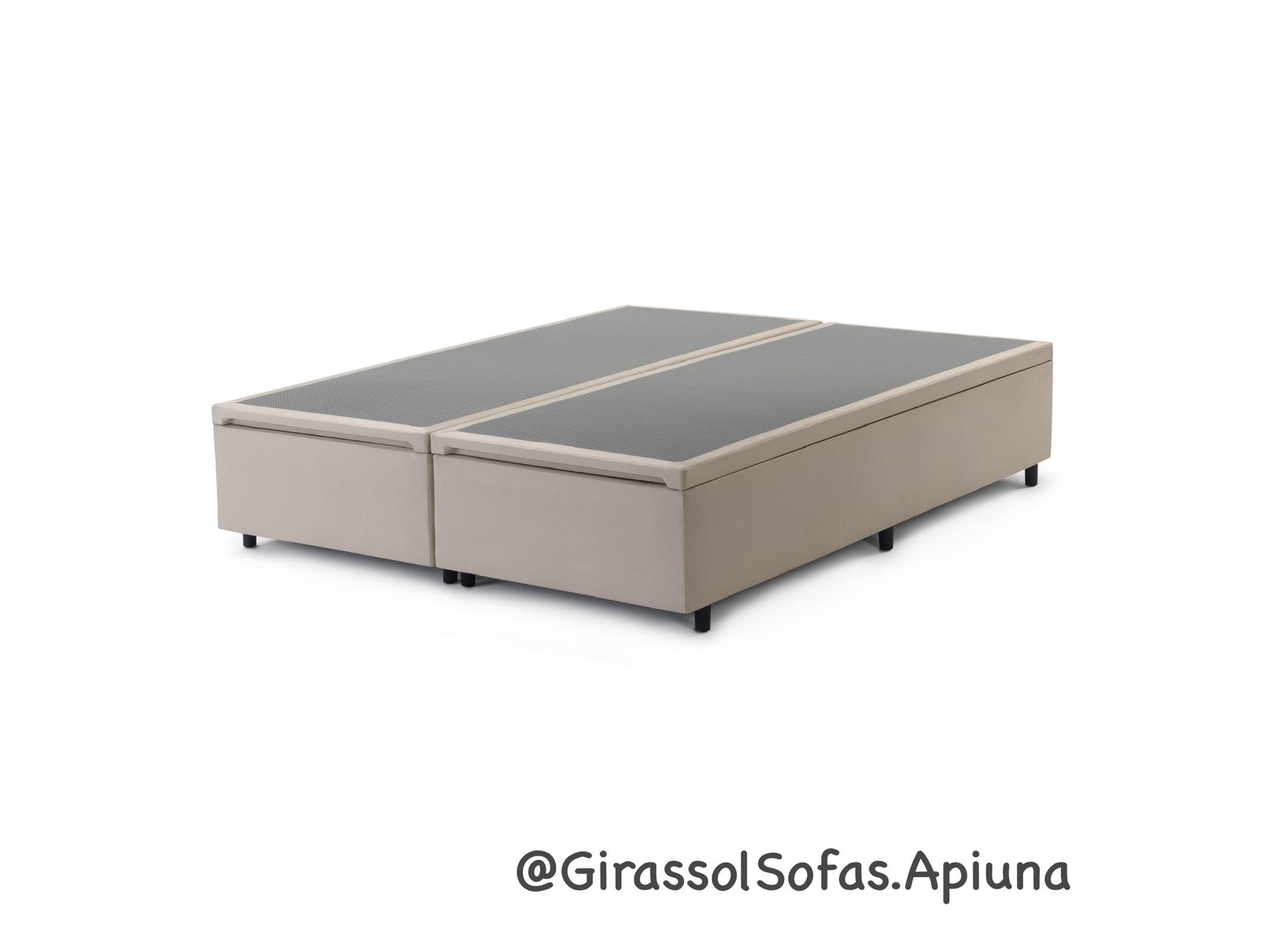 Base box bege — Girassol Sofás, Apiúna